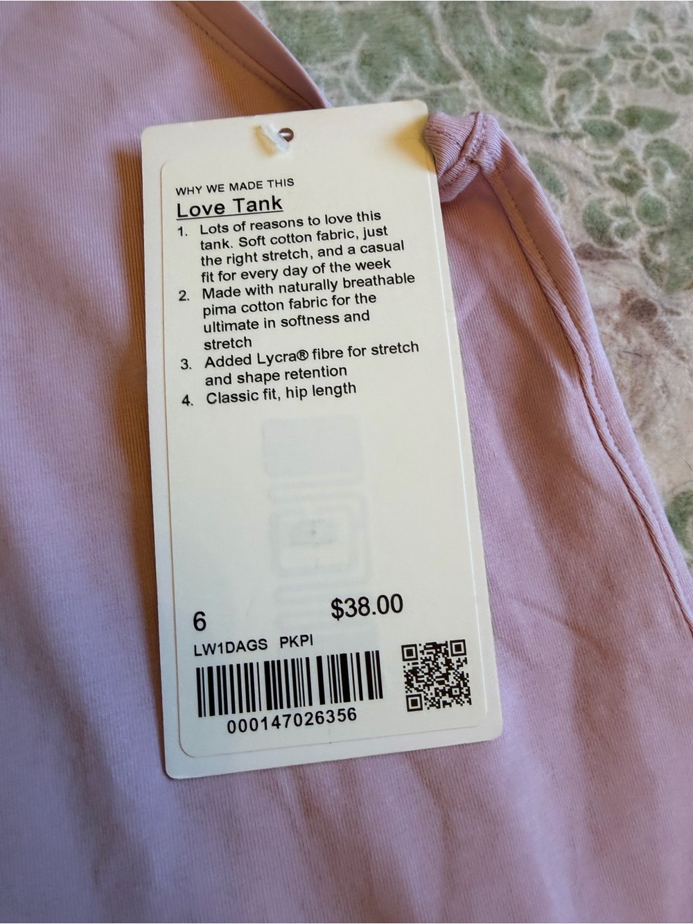 Lululemon Love Tank - Picture 3 of 5